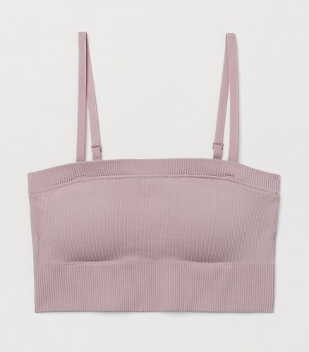 Seamless sports bandeau top